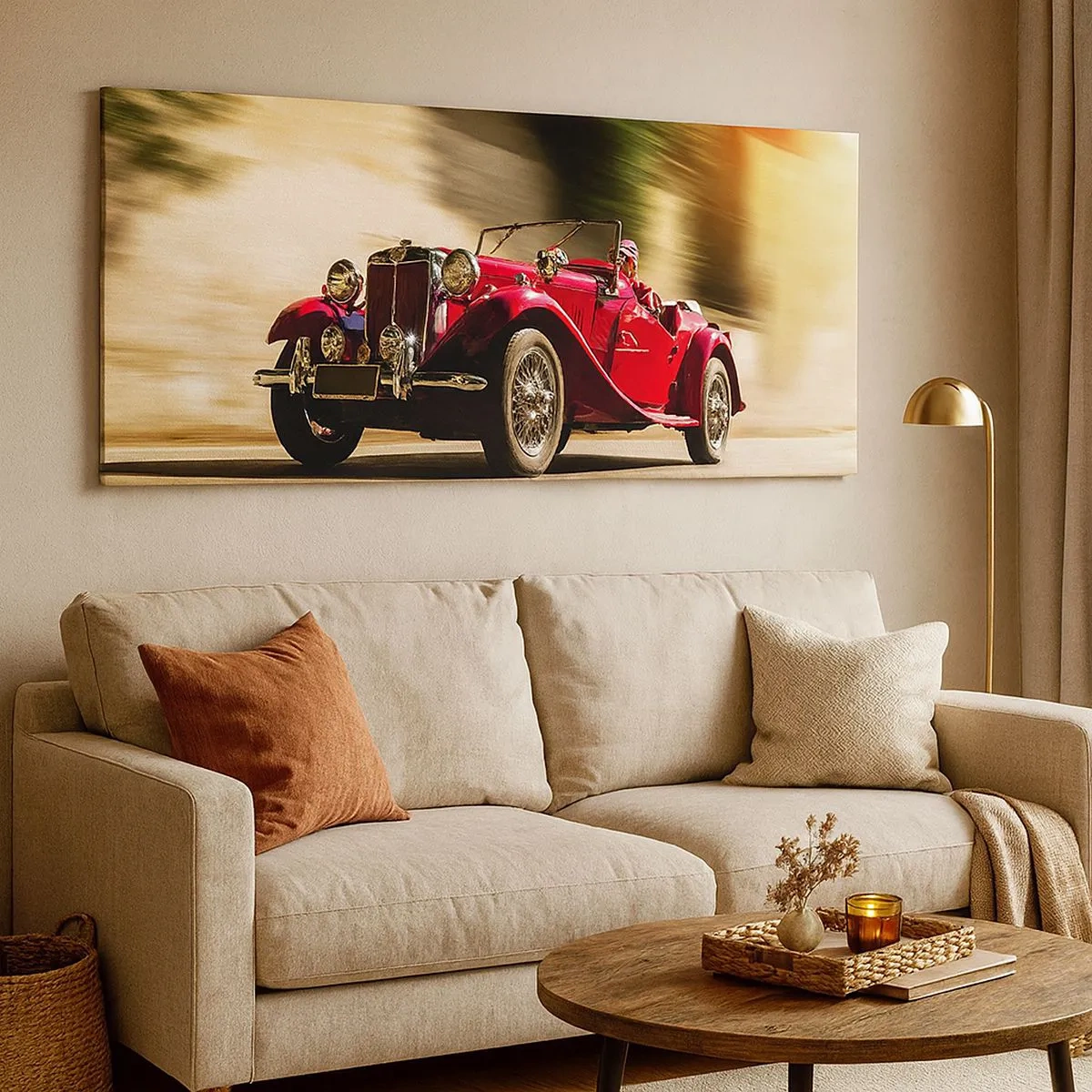 Impression sur toile - Image sur toile - Plus belle que Nike de Samothrace - 100x40 cm