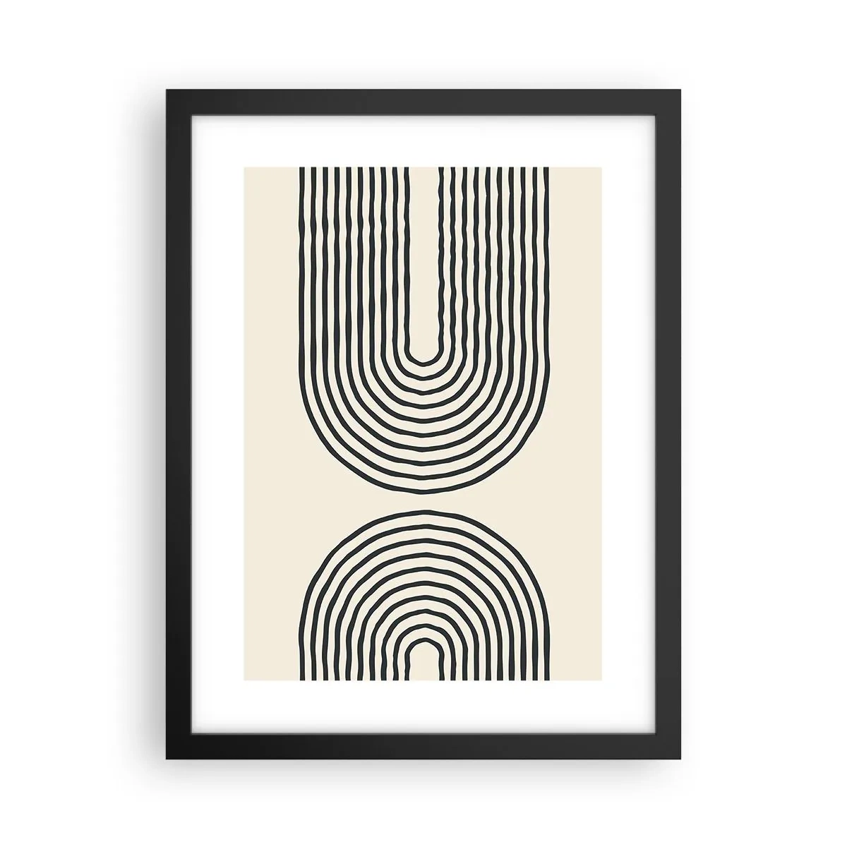 Affiche dans un cadre noir - Poster - Dans un instant... - 30x40 cm