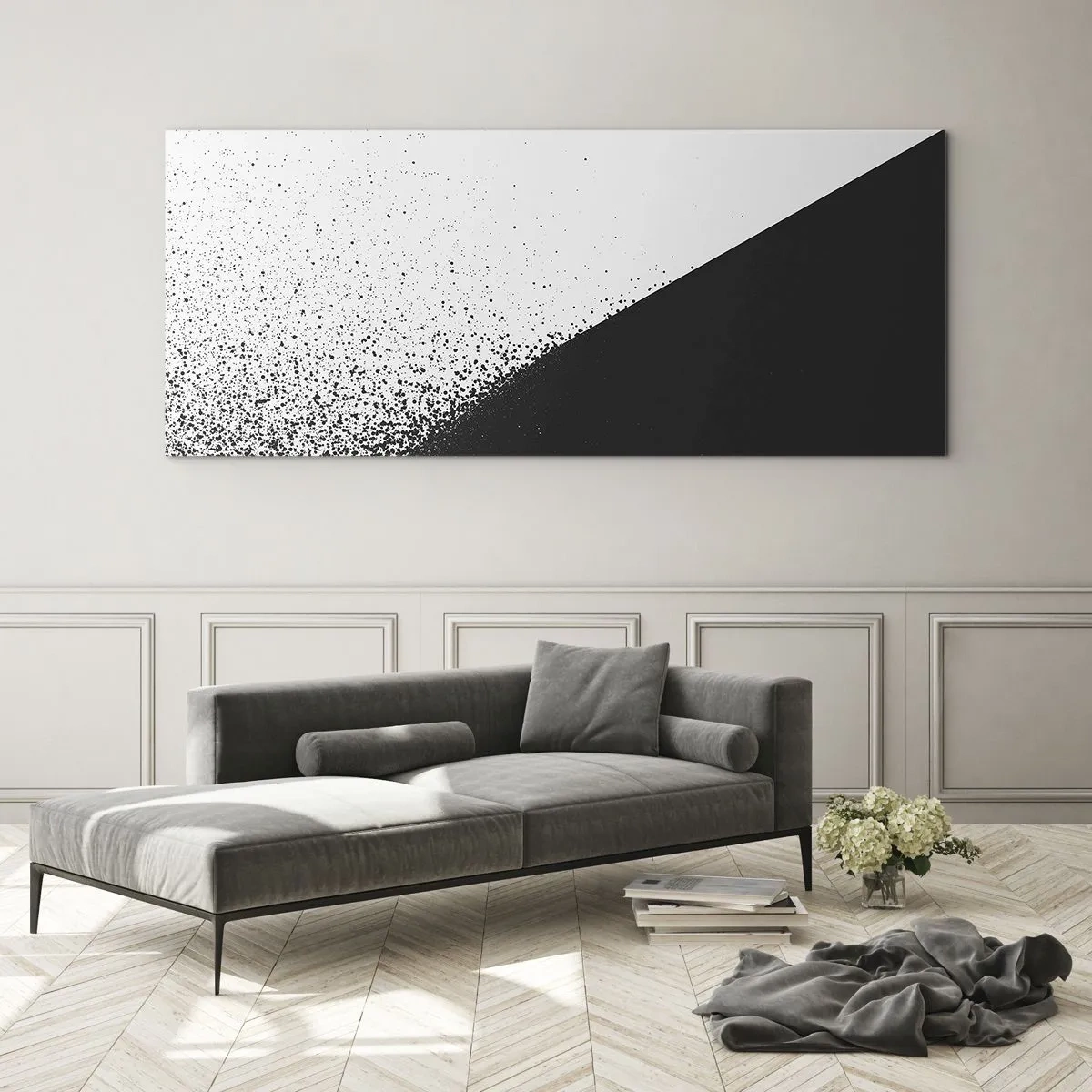 Impression sur verre - Image sur verre - De plus en plus vite, de plus en plus - 90x30 cm