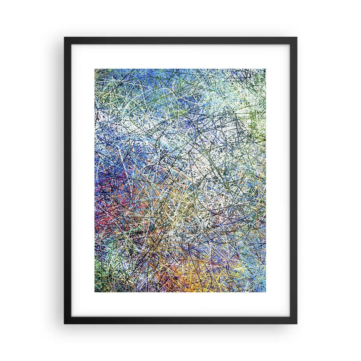 Affiche dans un cadre noir - Poster - Ce n'est pas si simple - 40x50 cm