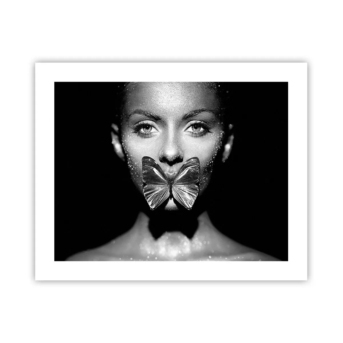 Affiche - Poster - Baiser papillon - 50x40 cm