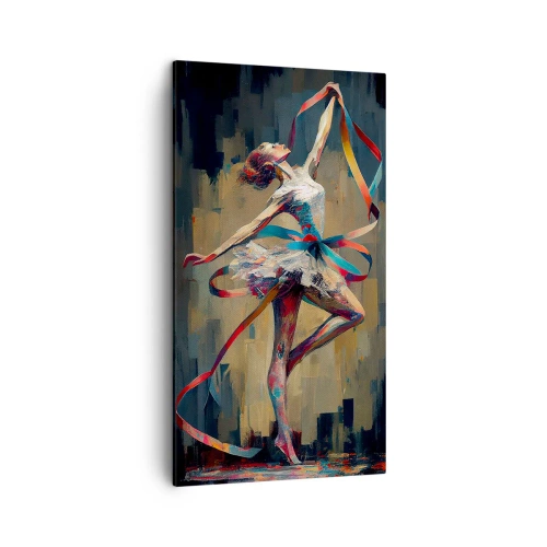 Impression sur toile - Image sur toile - Danse du ruban - 45x80 cm