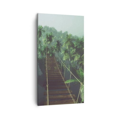 Impression sur toile - Image sur toile - Au fil de la verdure - 45x80 cm