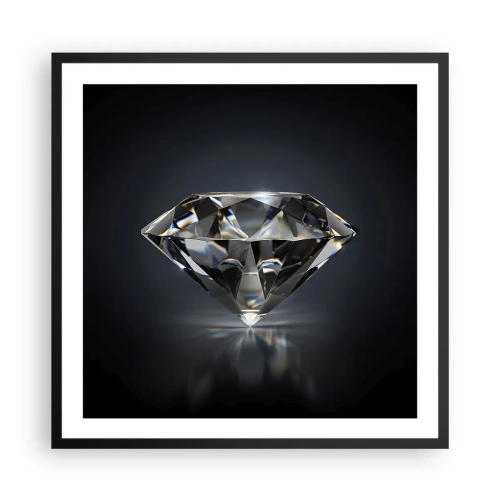 Affiche dans un cadre noir - Poster - La meilleure amie - 60x60 cm