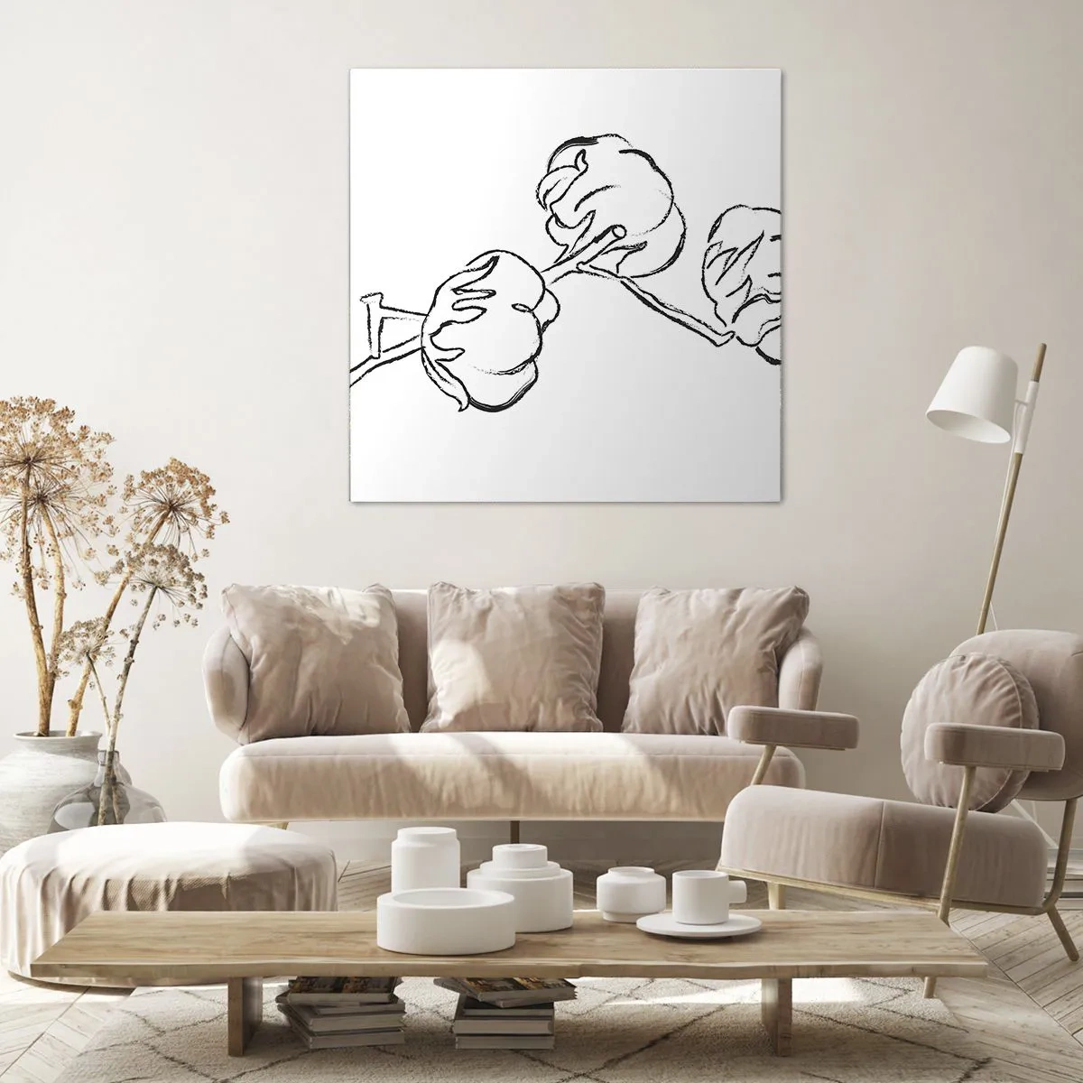 Impression sur toile - Image sur toile - Duvet de coton - 40x40 cm