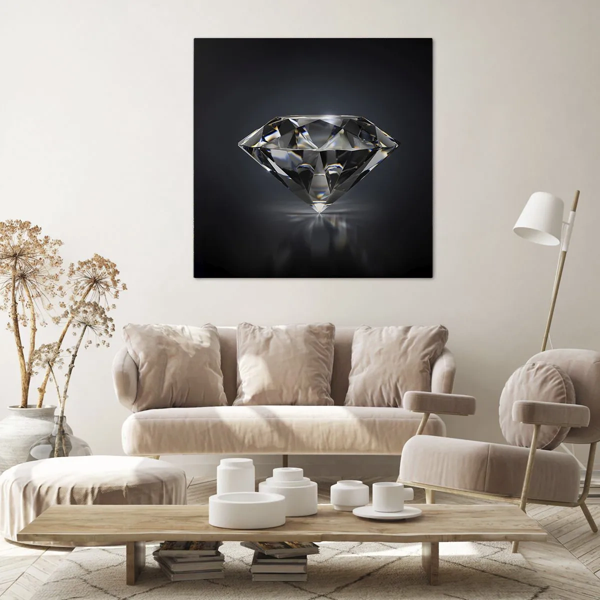 Impression sur toile - Image sur toile - La meilleure amie - 60x60 cm