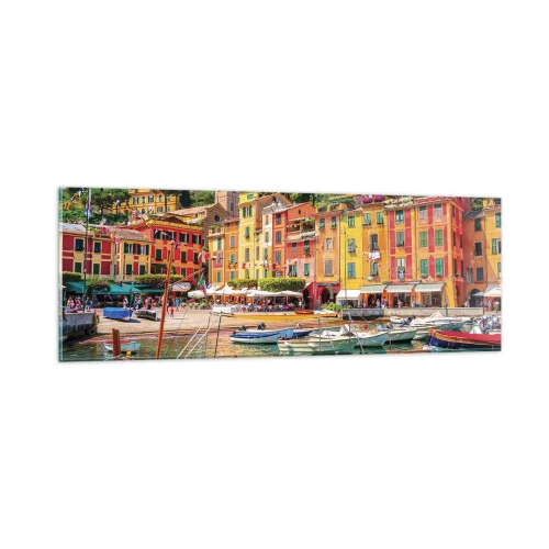 Impression sur verre - Image sur verre - Matinée italienne - 90x30 cm