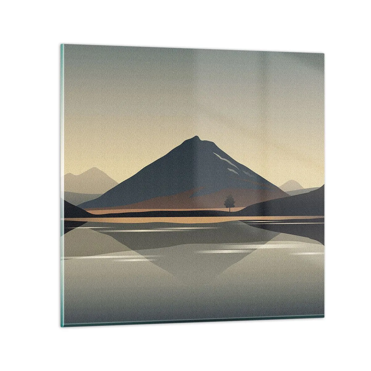 Impression sur verre - Image sur verre - Reflet de miroir - 60x60 cm