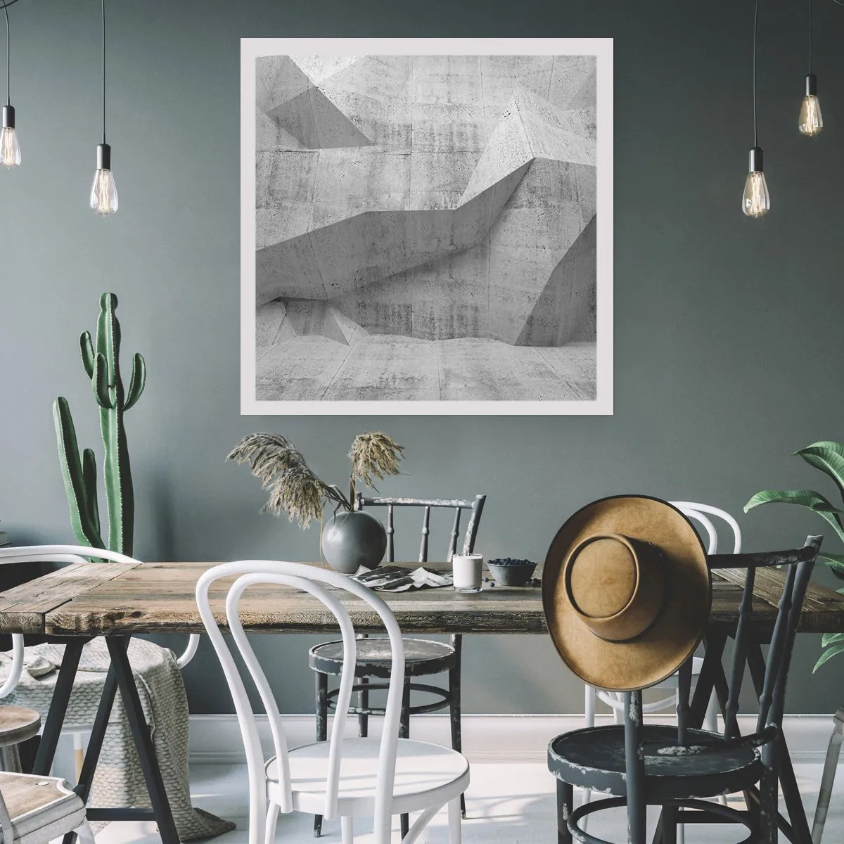 Affiche - Poster - Un vrai challenge - 40x40 cm