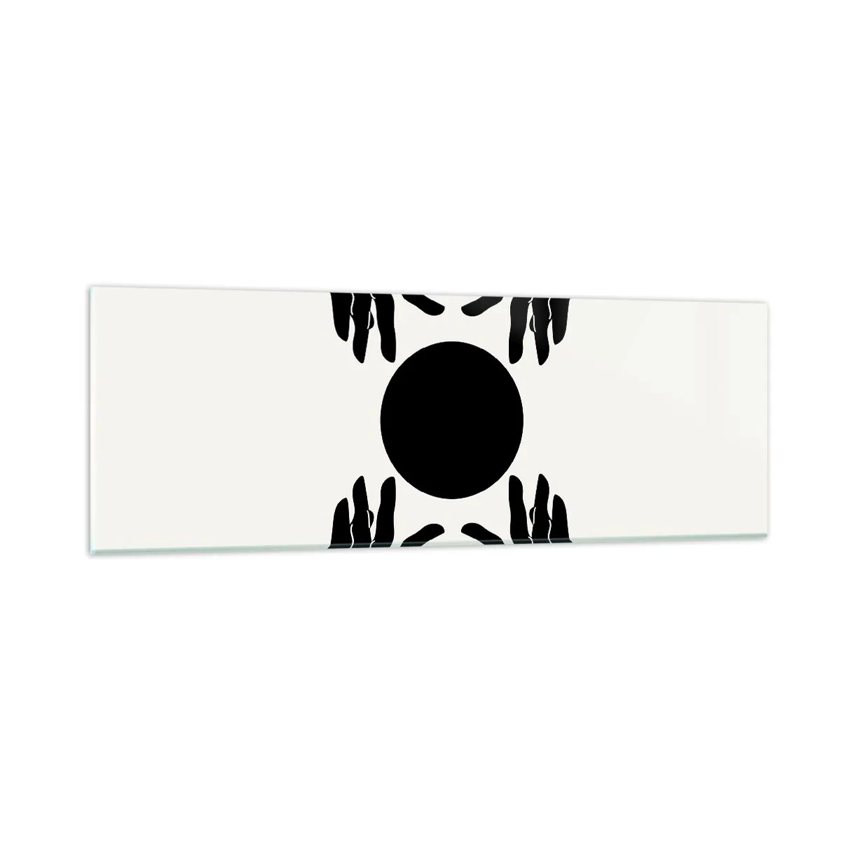Impression sur verre - Image sur verre - Signe secret - 90x30 cm