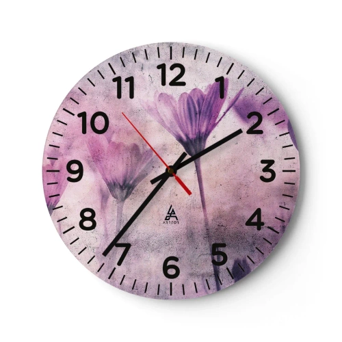 Horloge murale - Pendule murale - Rêve de fleurs - 30x30 cm