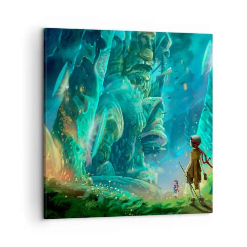 Impression sur toile - Image sur toile - Du grand livre des contes de fées - 50x50 cm