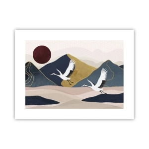 Affiche - Poster - Encore une fois, la journée s'est ÉCOULÉE - 40x30 cm