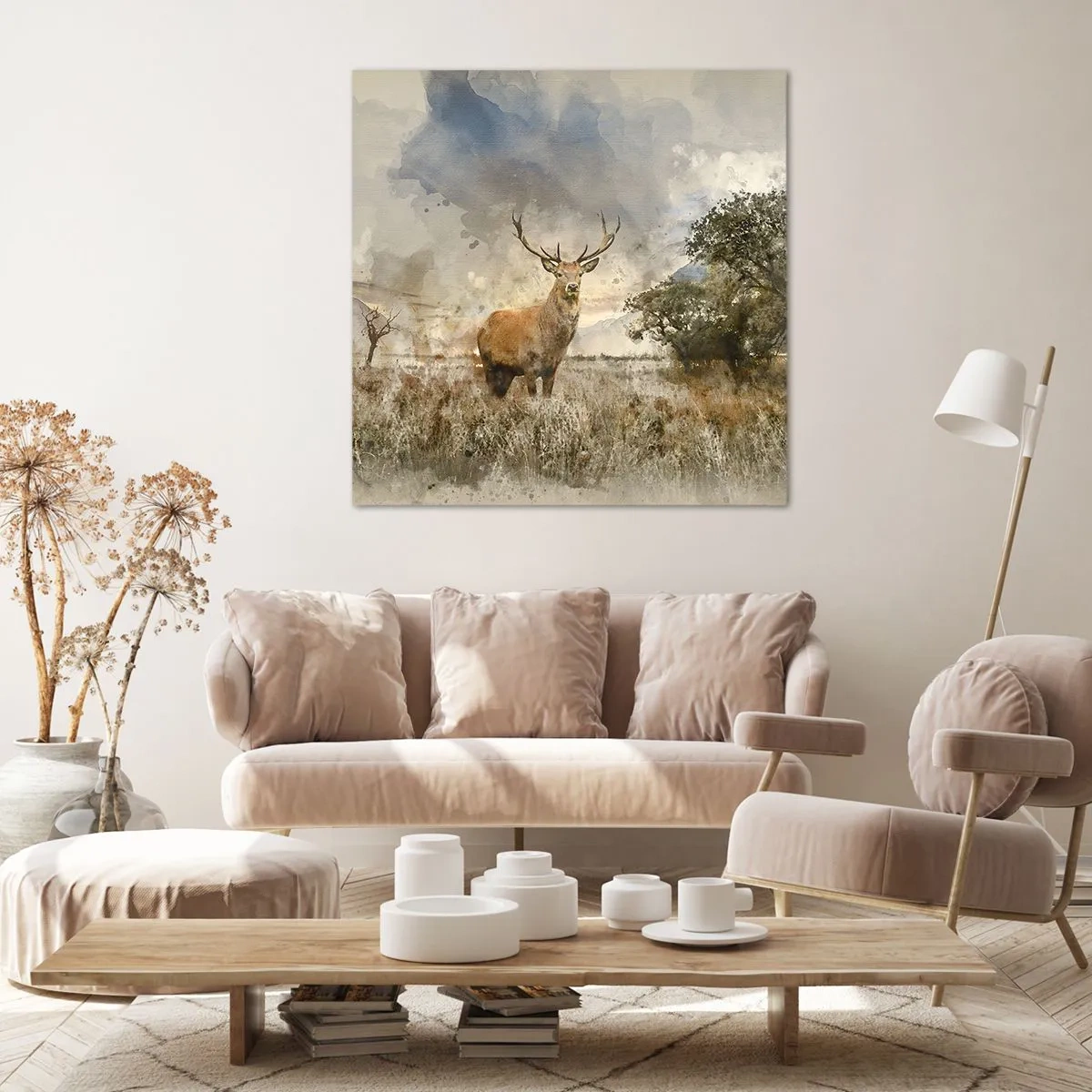 Impression sur toile - Image sur toile - Dignité - force - majesté - 40x40 cm