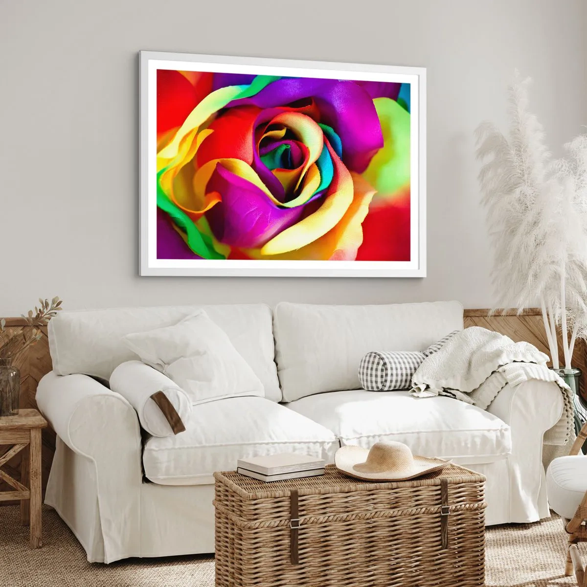 Affiche dans un cadre blanc - Poster - Ce n'est pas possible - 40x30 cm