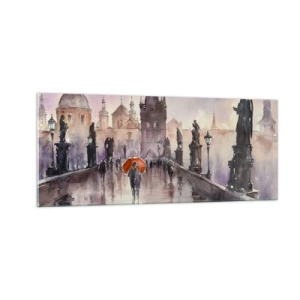 Impression sur verre - Image sur verre - Les gens ne changent pas - 100x40 cm