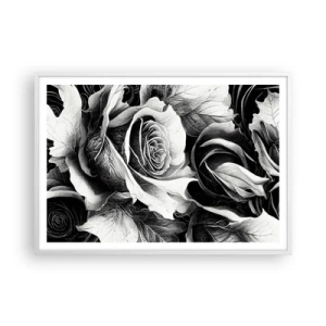 Affiche dans un cadre blanc - Poster - Toujours une reine - 100x70 cm