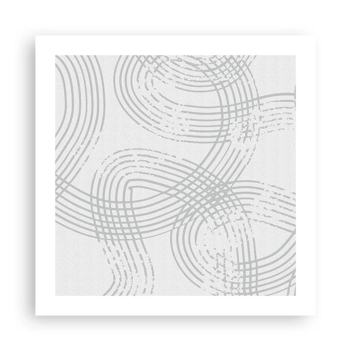 Affiche - Poster - Il n'y a pas de chemin droit - 50x50 cm