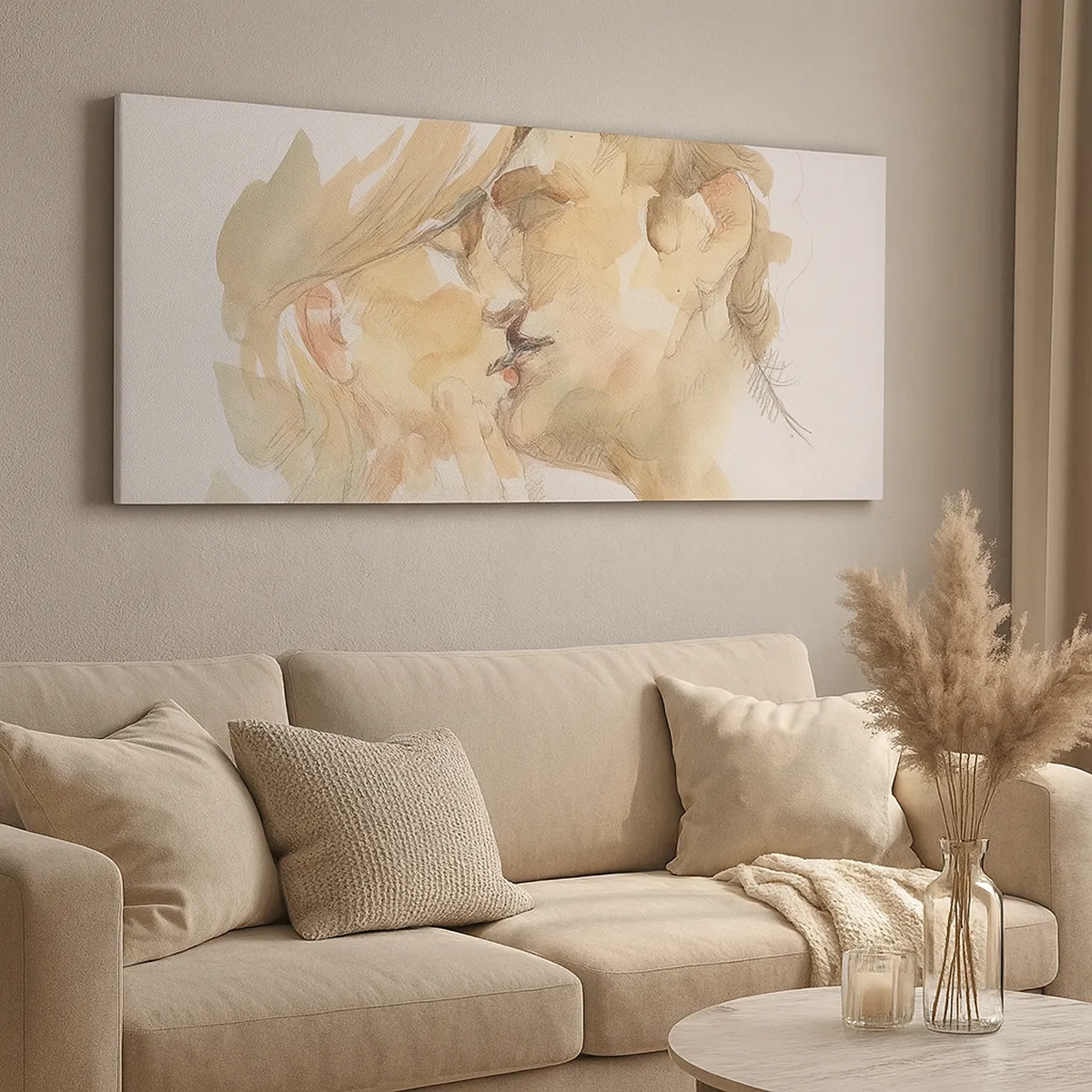 Impression sur toile - Image sur toile - A moitié trouvé ? - 30x30 cm