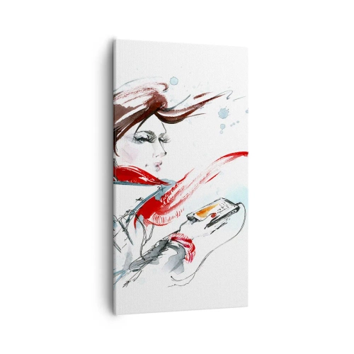 Impression sur toile - Image sur toile - Quelque chose se passe en moi - 55x100 cm