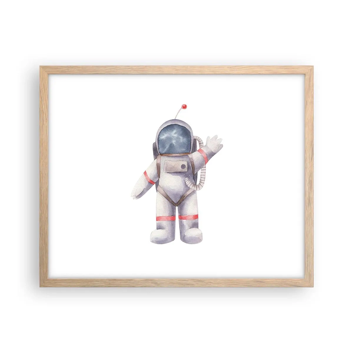 Affiche dans un chêne clair - Poster - C'est tout pour le moment! - 50x40 cm