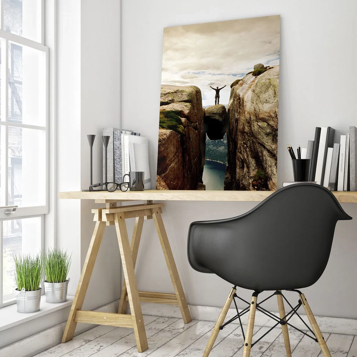 Impression sur verre - Image sur verre - Comment vous sentez-vous§ - 80x120 cm