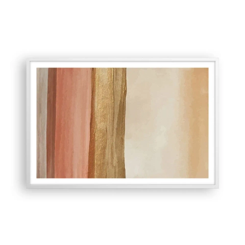 Affiche dans un cadre blanc - Poster - Composition verticale - 91x61 cm