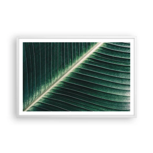 Affiche dans un cadre blanc - Poster - Le rythme de la nature - 91x61 cm