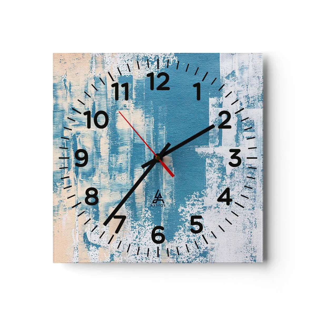 Horloge murale - Pendule murale - À travers un iceberg - 40x40 cm