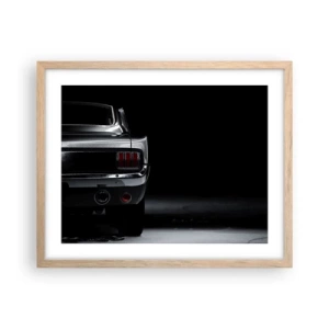 Affiche dans un chêne clair - Poster - Le charme du classique - 50x40 cm