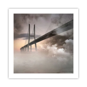 Affiche - Poster - Sur la rivière qui n'existe pas - 50x50 cm