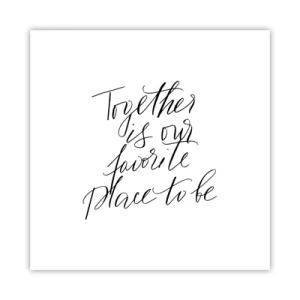 Affiche - Poster - Vous aussi vous le sentez? - 40x40 cm