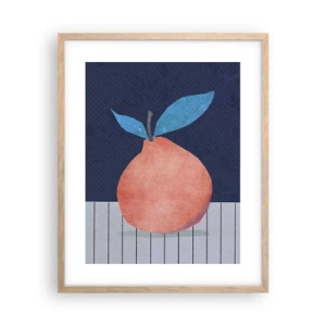 Affiche dans un chêne clair - Poster - Convexité et plan - 40x50 cm