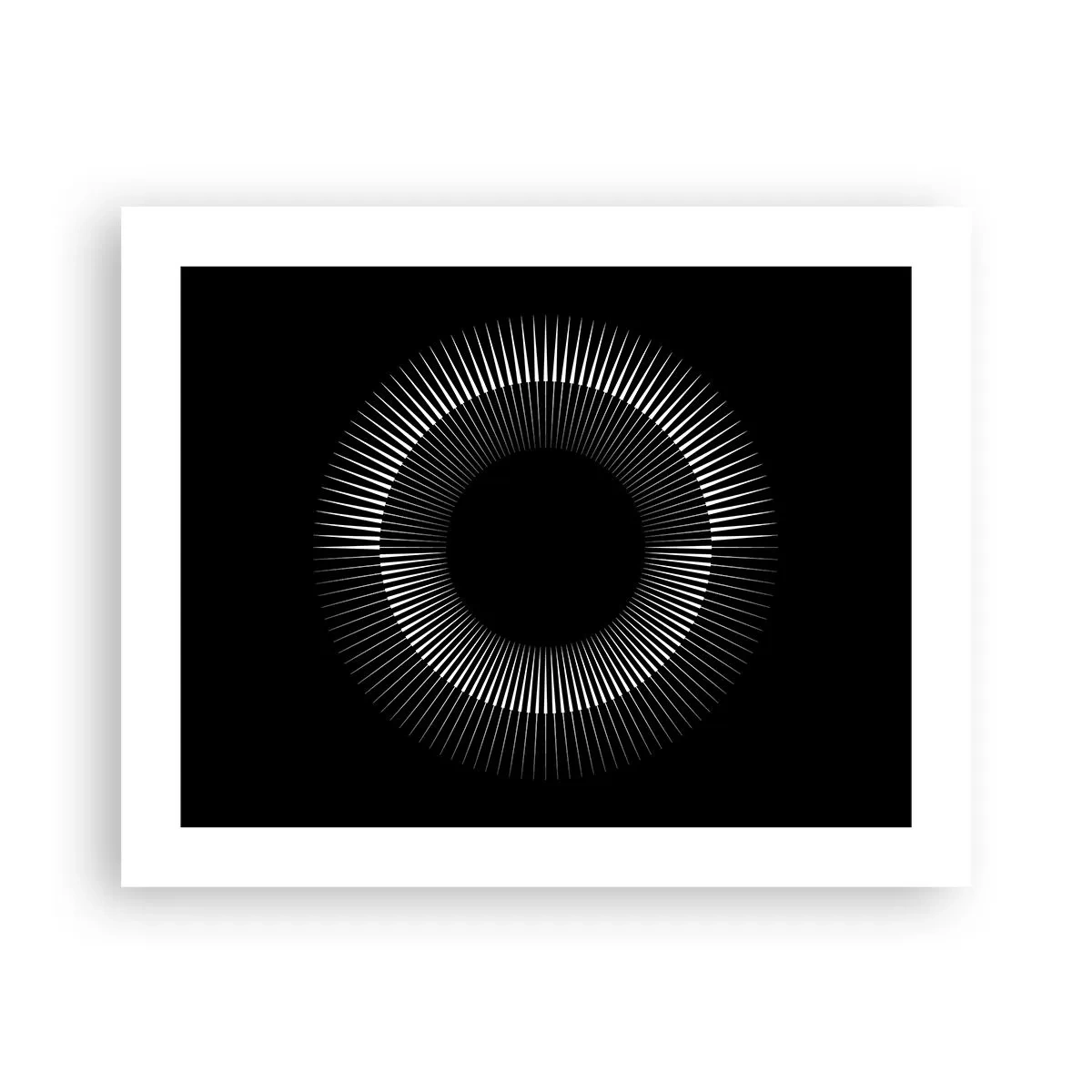 Affiche - Poster - Soleil noir - 50x40 cm