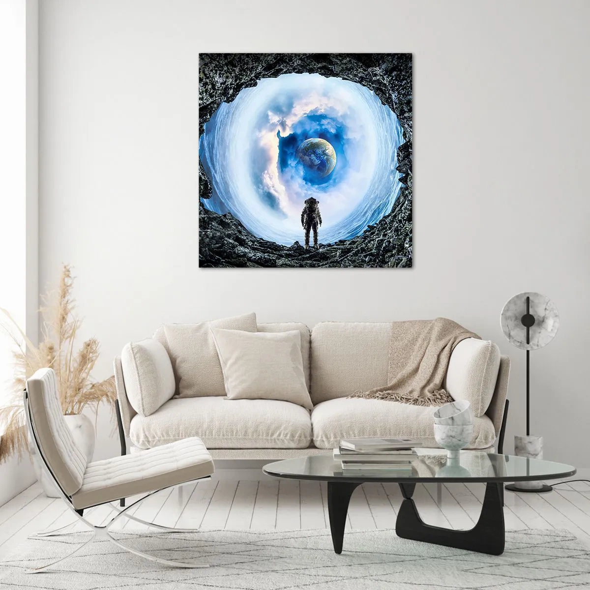 Impression sur verre - Image sur verre - Plus très loin de la maison - 70x70 cm