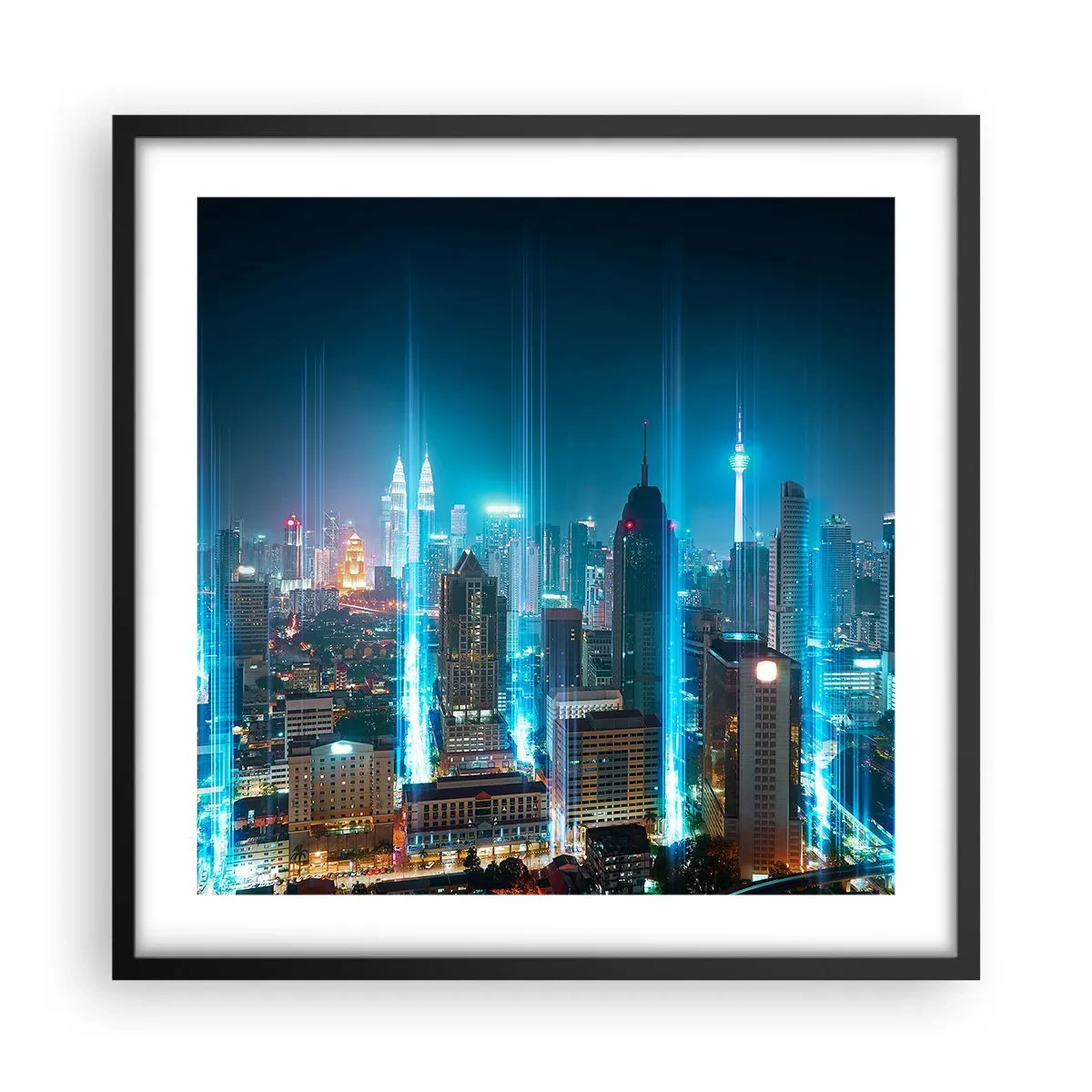 Affiche dans un cadre noir - Poster - À Berlin au paradis - 50x50 cm