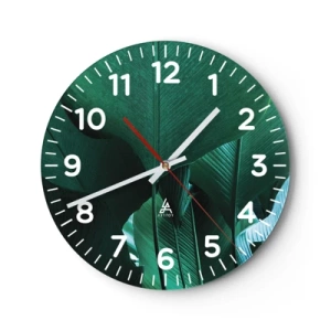 Horloge murale - Pendule murale - Tourné vers la lumière - 40x40 cm