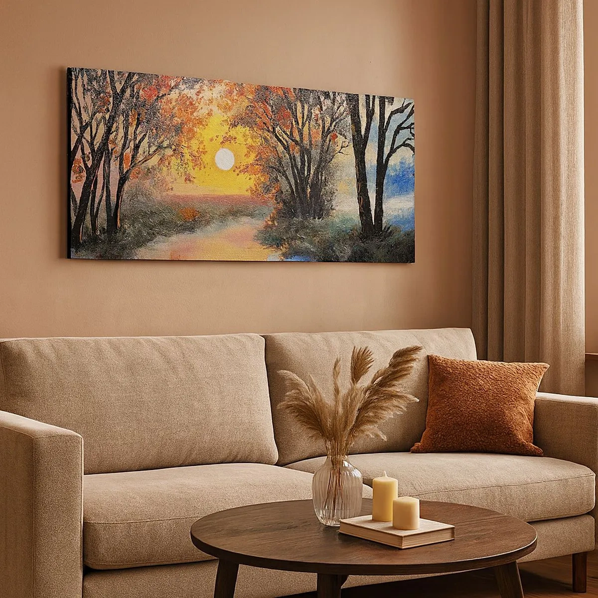 Impression sur toile - Image sur toile - Climats de printemps - 100x40 cm