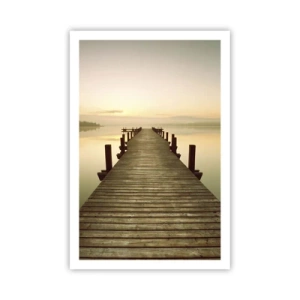 Affiche - Poster - L'aube, les premières lueurs, le jour  - 61x91 cm