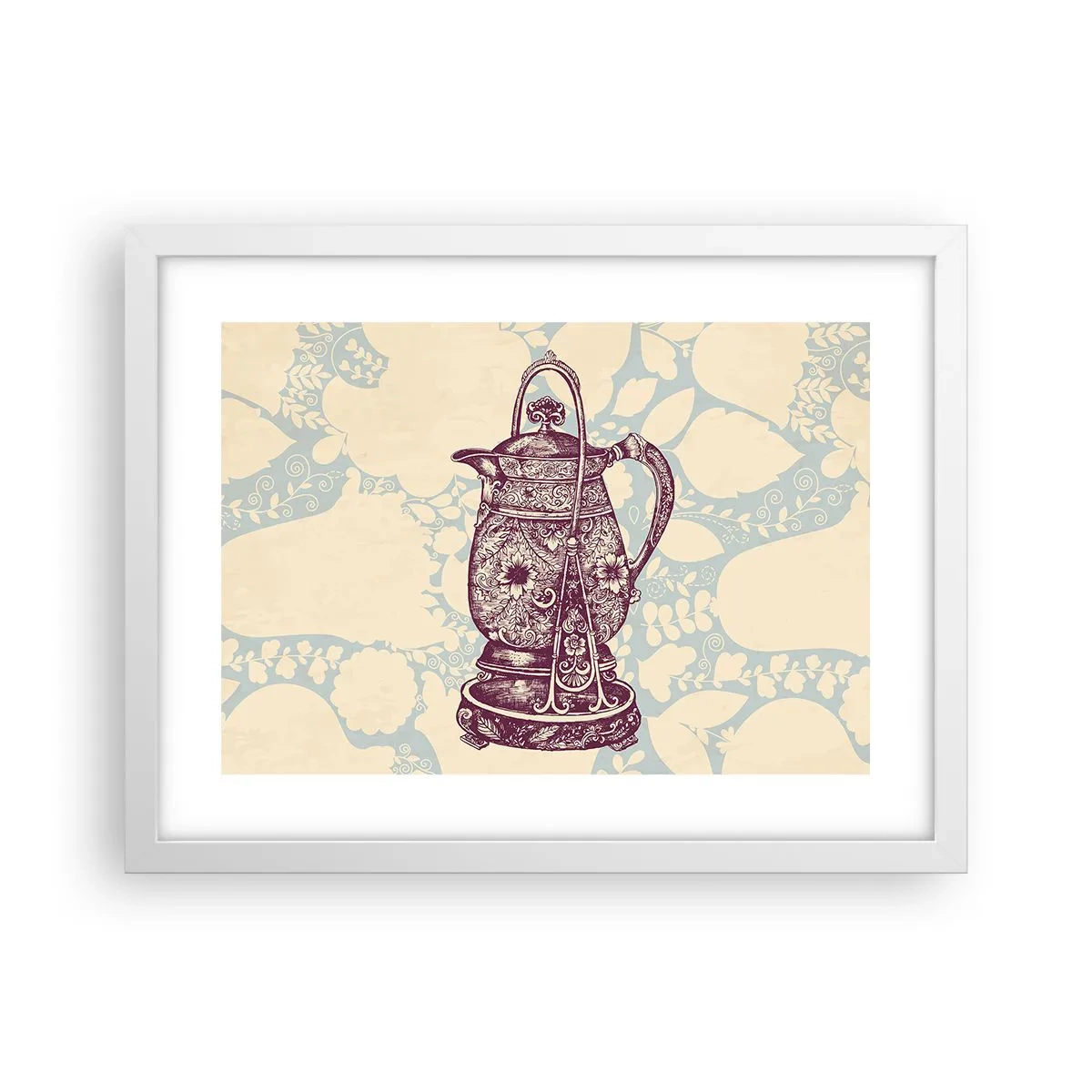 Affiche dans un cadre blanc - Poster - La beauté du quotidien - 40x30 cm