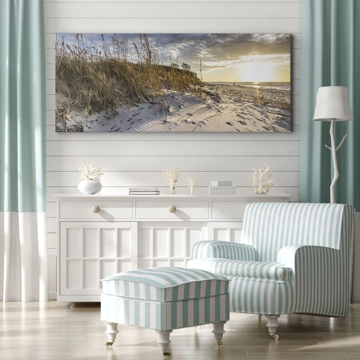 Impression sur toile - Image sur toile - Invitation à la ballade - 100x40 cm