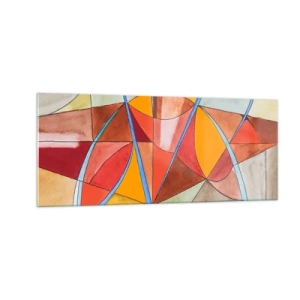 Impression sur verre - Image sur verre - Le carrousel, le carrousel des rêves - 100x40 cm