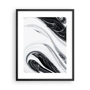 Affiche dans un cadre noir - Poster - Une combinaison d'opposés - 40x50 cm