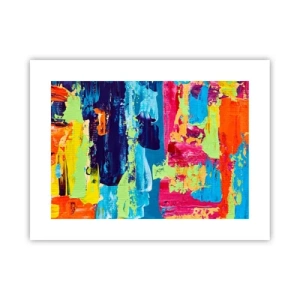 Affiche - Poster - La vie est belle! - 40x30 cm