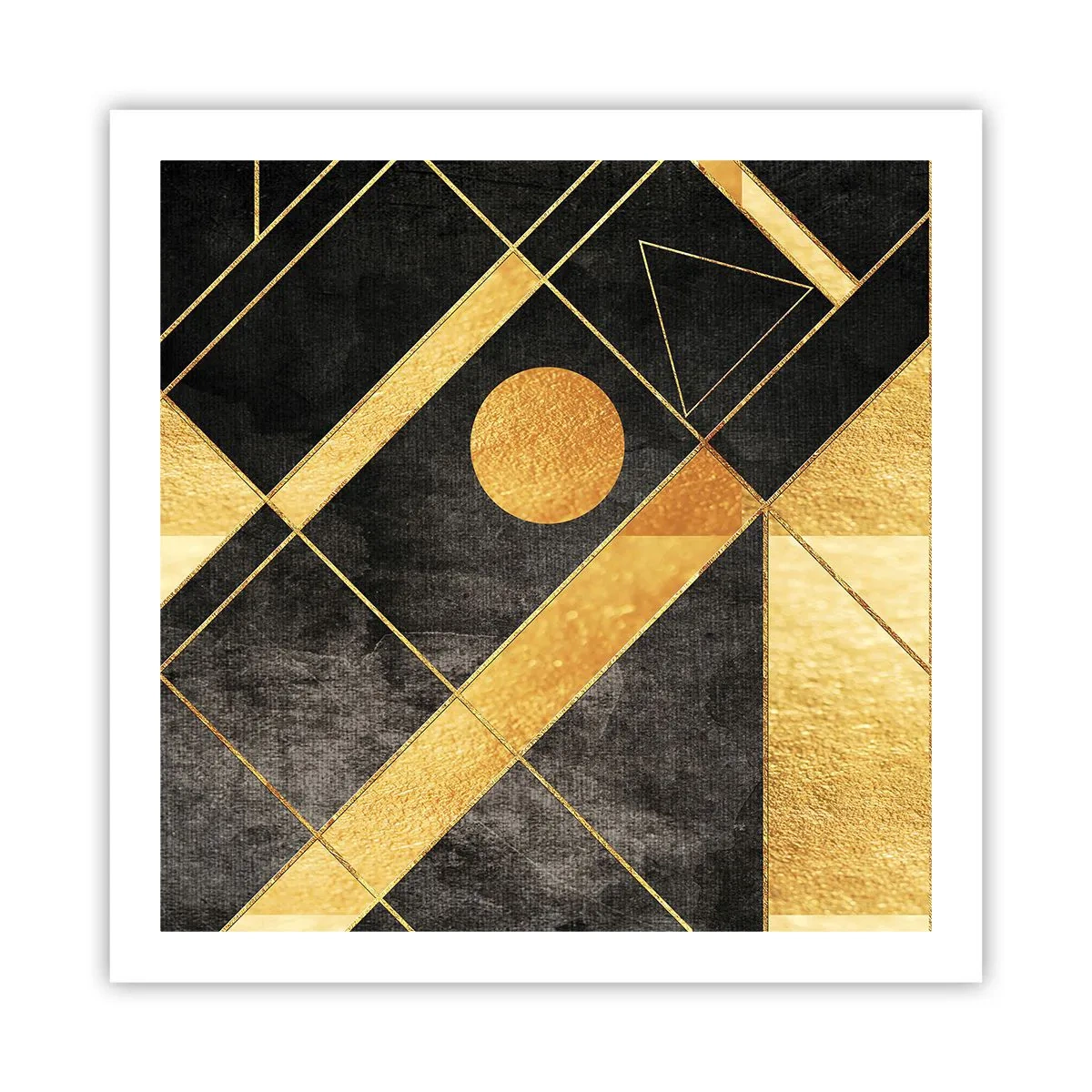 Affiche - Poster - Soleil du désert - 60x60 cm