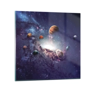 Impression sur verre - Image sur verre - Système de danse solaire - 70x70 cm