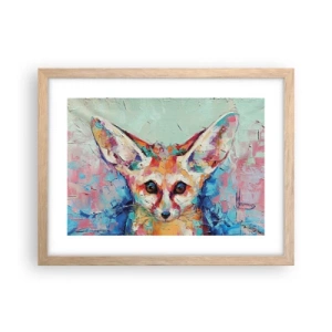 Affiche dans un chêne clair - Poster - Etes-vous prêts pour moi? - 40x30 cm