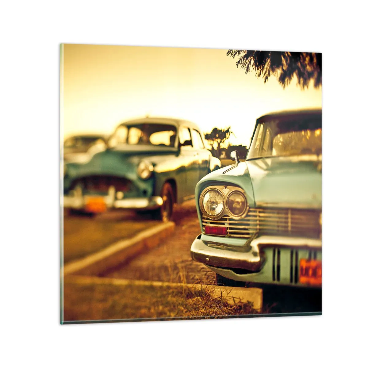 Impression sur verre - Image sur verre - Nous attendrons et verrons - 70x70 cm