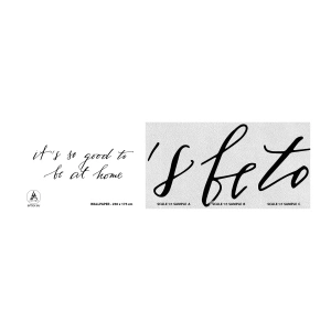 Échantillon de Papier Peint Premium Sand - Toute la vérite - Typographie, Affirmation, Maxime - 100x30 cm
