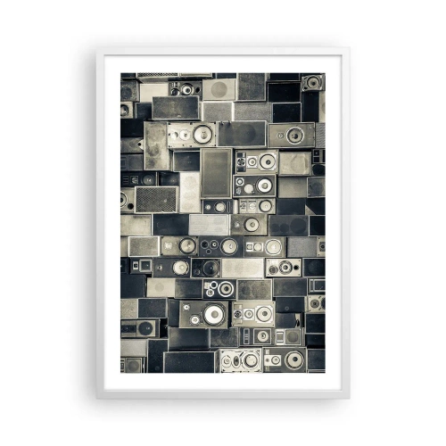 Affiche dans un cadre blanc - Poster - Tout va bien - 50x70 cm